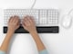 image 5 of Durable Ergonomic Soft Touch Keyboard Gel Wrist Rest Support | 46 x 6 cm | Grey