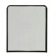image 1 of Fine Decor MR3712W Brice Black Metal Framed Mirror, Black Black