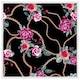 image 1 of Chain and flowers pattern (Picture Frame) White | M