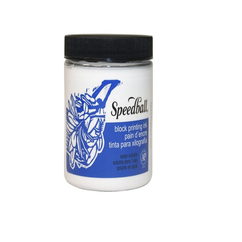 8 oz. Water-Soluble Block Ink White White