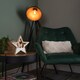 image 2 of 23cm Battery Operated Wooden Star Shape Woodland Scene Christmas Decoration