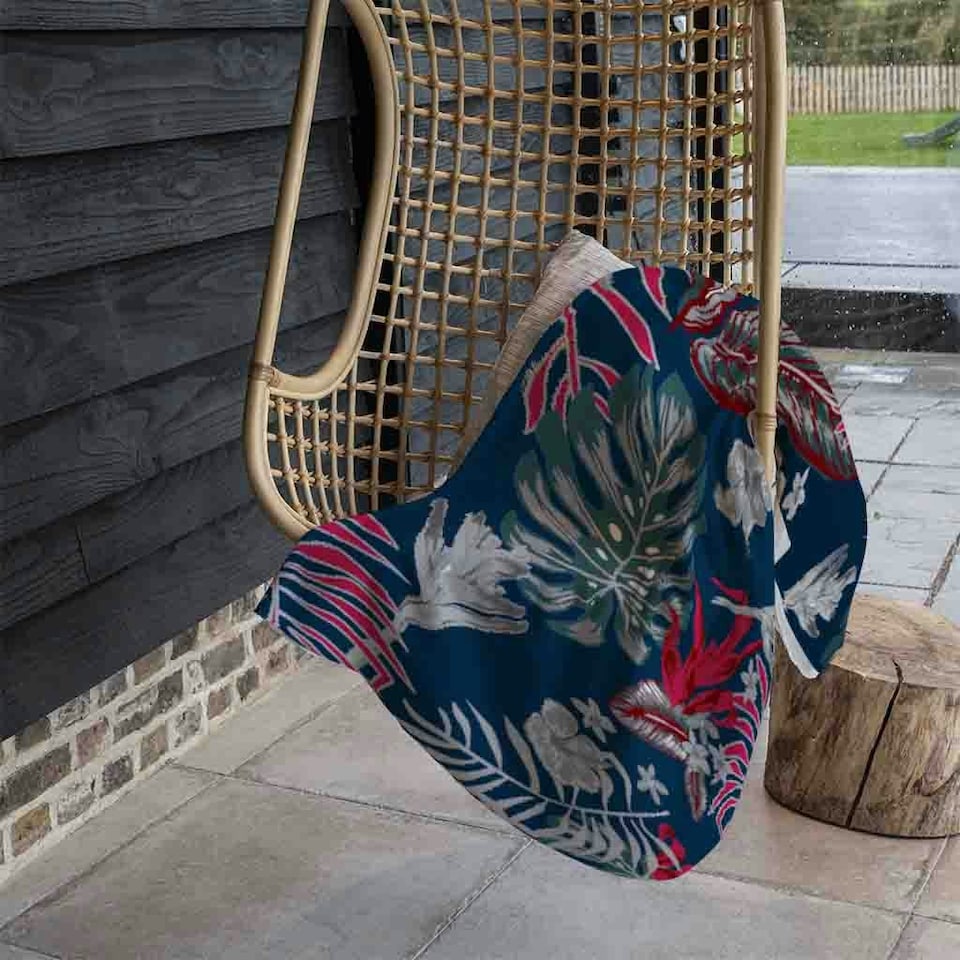 image 1 of Leaves of Tropical Plants (Blanket)