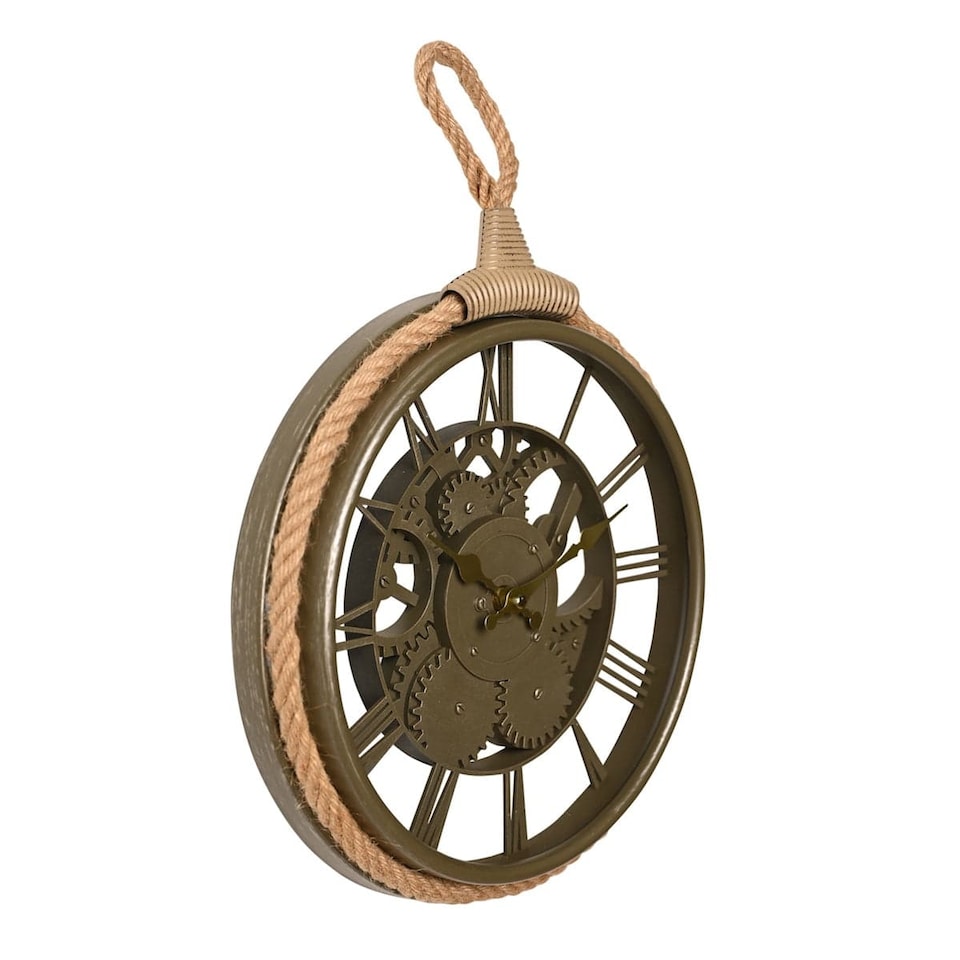 image 1 of Widdop Gifts Cogs and Rope Design Wall Clock