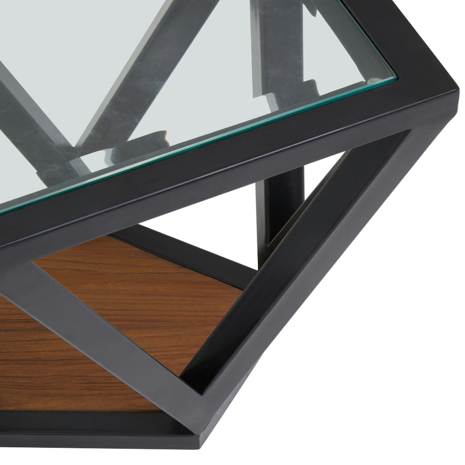 image 1 of Interiors by Premier Pentagon Side Table Black