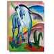 image 1 of Franz Marc Art Card Blue Horse I Expressionist Painting