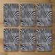 image 4 of Zebra Animal Print (Coaster)