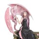 image 3 of Anne Stokes Elegant Dragon Figurine - Pink/Black/Green - One Size