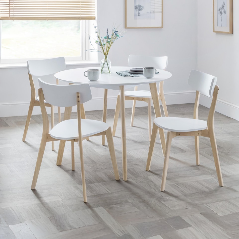 image 1 of Casa Round Dining Table White/Oak
