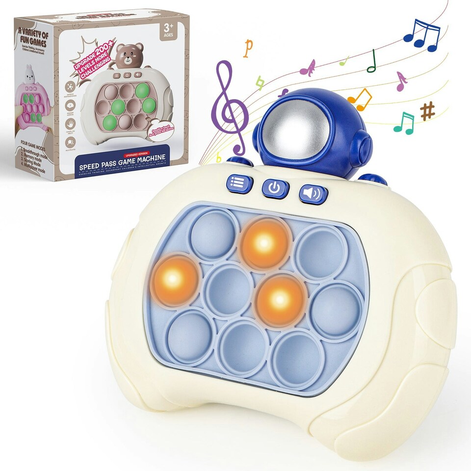 image 1 of Pop It Game Light Up Pop with MusicGame Stress and Anxiety Relief