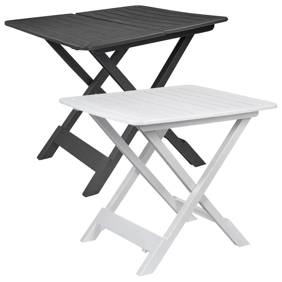 image 1 of Portable Folding Camping Picnic Table | White | 1