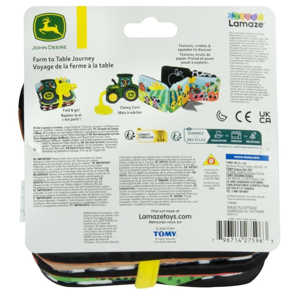 image 1 of Lamaze John Deere Farm To Table Journey Book