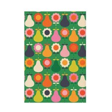 Kate Rhees Pears & Flowers Tea Towel