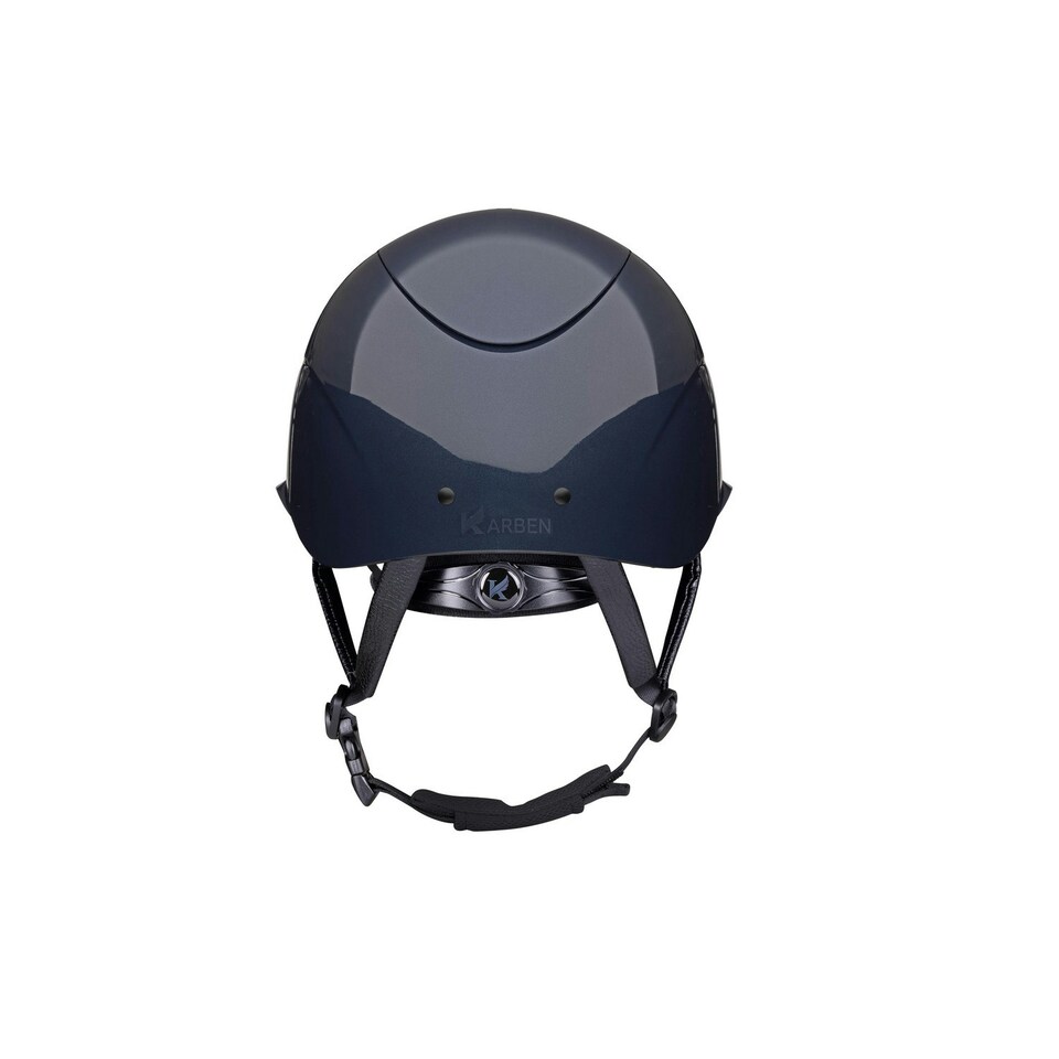 image 1 of Karben Unisex Adult Alina Ellipse Riding Hat - Navy/Rose Gold - 52cm - 54cm Blue | 52cm - 54cm