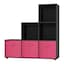 Black & Dark Pink