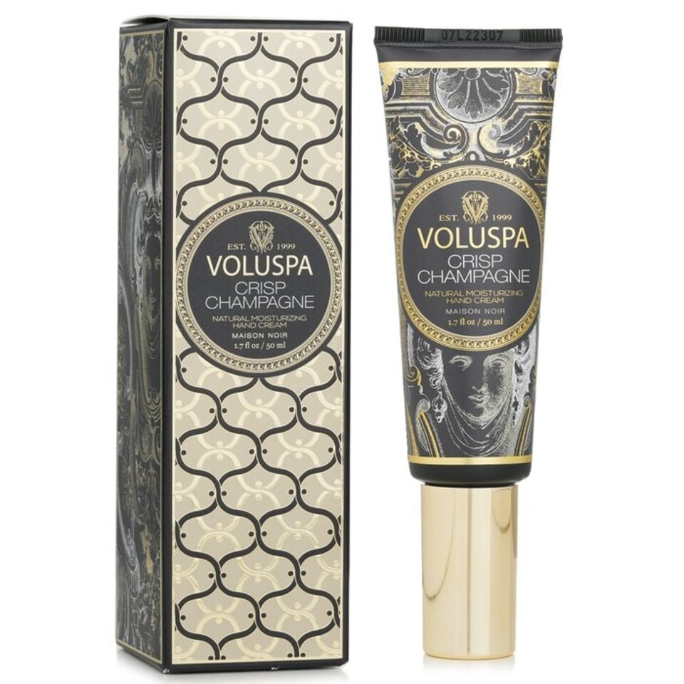 image 1 of Crisp Champagne Natural Moisturizing Hand Cream - Vanilla & Barrel Oak - 50 ml/1.7Oz