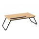 image 4 of Portable Folding Laptop Notebook Tablet Computer Table Desk Stand | Brown