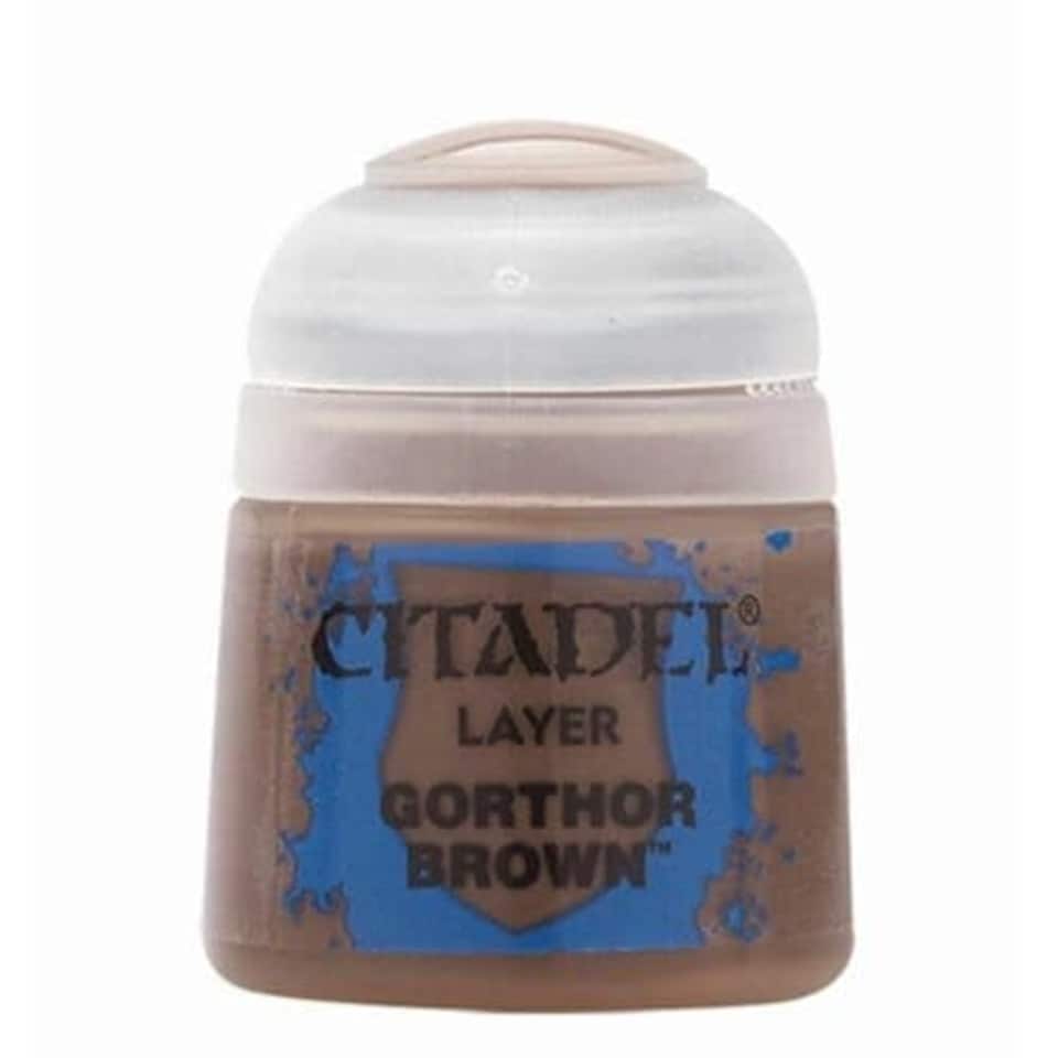 image 1 of Games Workshop Citadel Colour Layer: Gorthor Brown (12ml) Paint