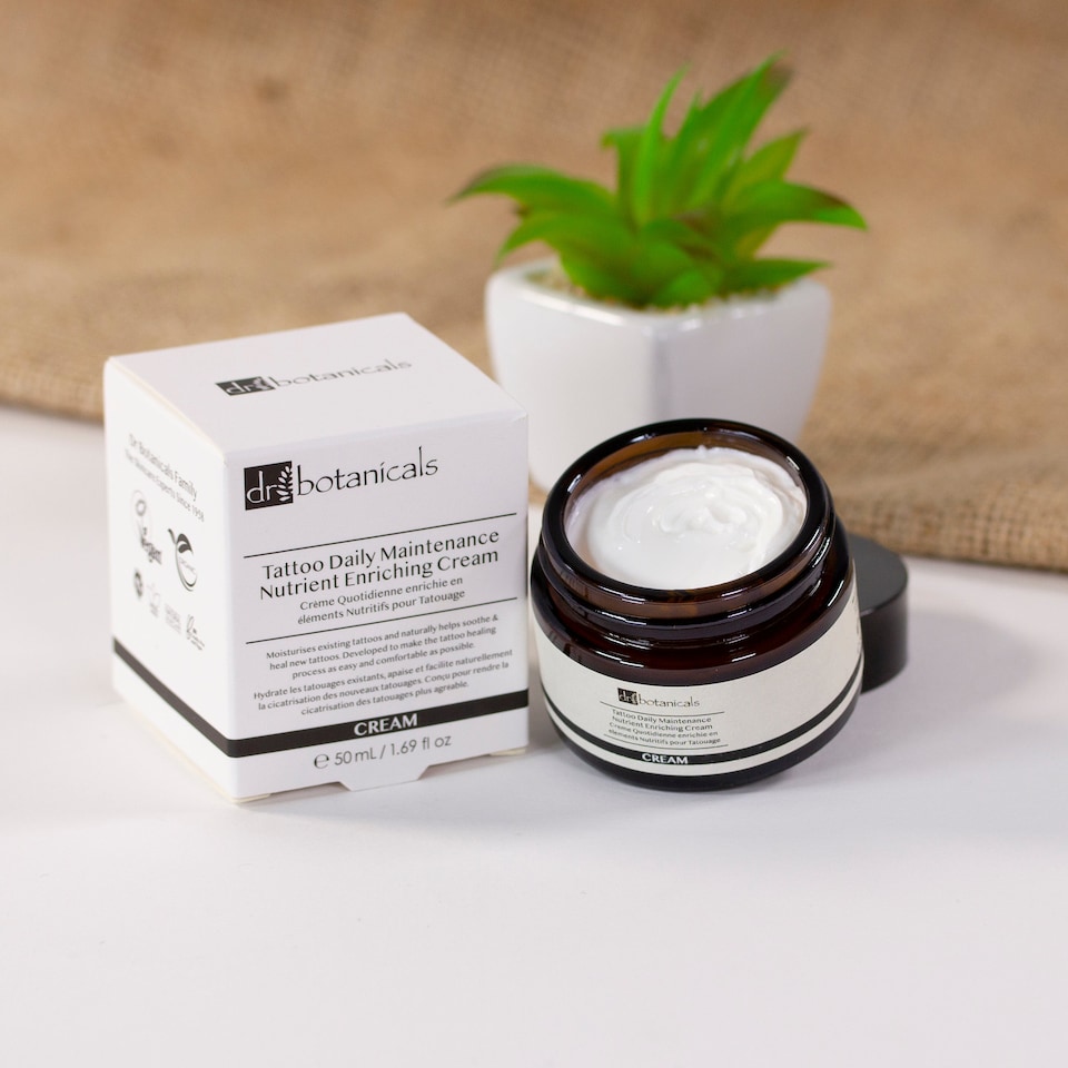 image 1 of Dr Botanicals Tattoo Soothing & Moisturising Duo Kit