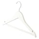 image 4 of Harbour Housewares Wooden Childrens Clothes Hanger - White - Pack of 10 - Wooden Hanger Coat Hanger Suit Hanger Jacket Hanger Shirt Hanger Trouser Hanger
