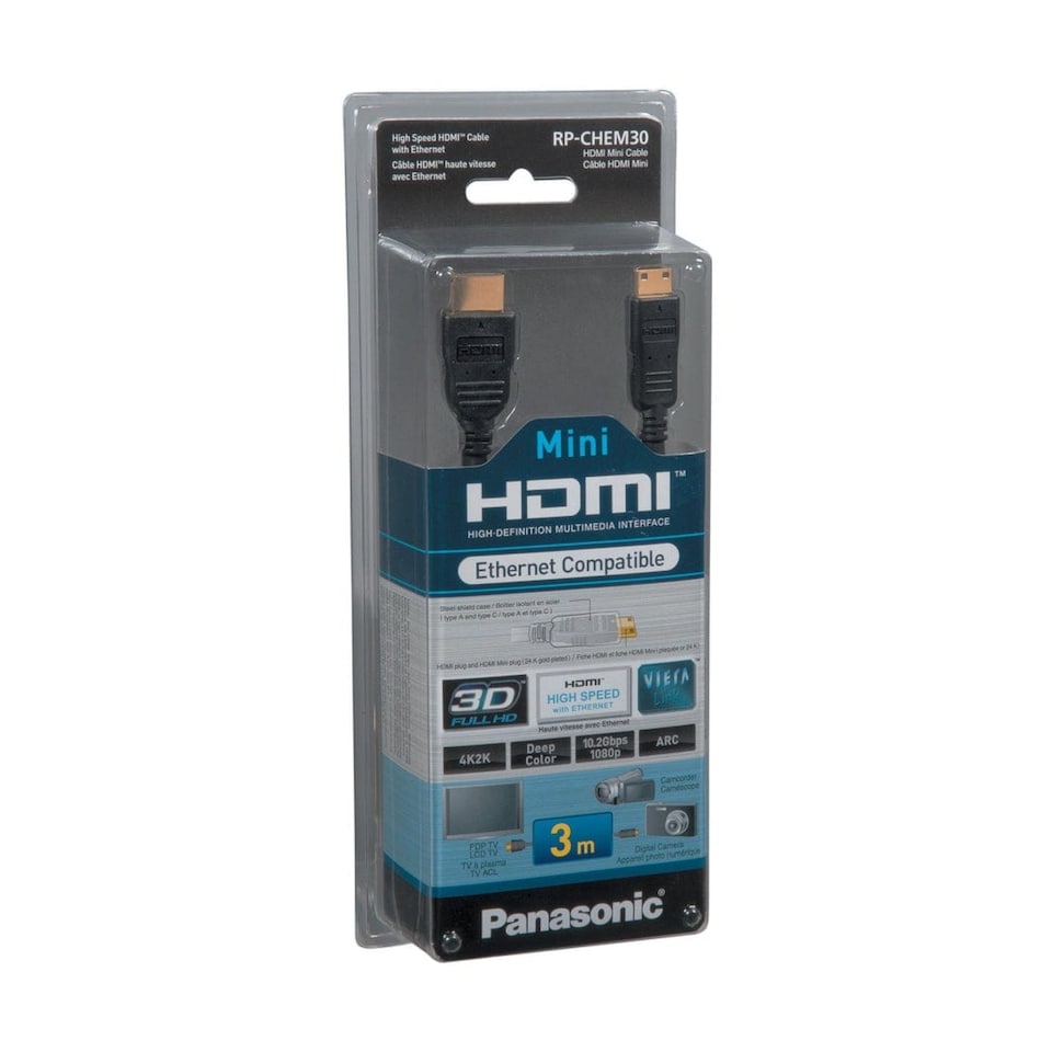 Panasonic RP-CHEM30 Hdmi Cable  in Black
