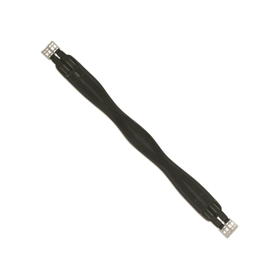 image 1 of Shires Anti-Chafe Elastic Horse Girth - Black - 46in