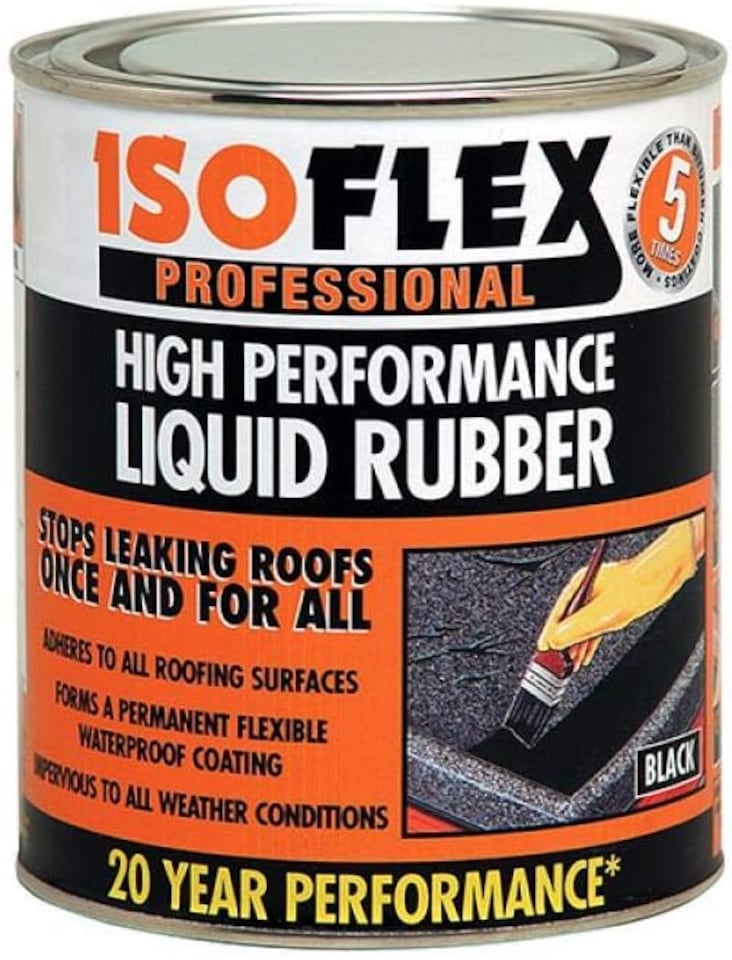 image 1 of Ronseal Isoflex Lqd Rubber Black 4.25L