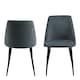 image 2 of Ines Dining Chair in Grey Set of 4