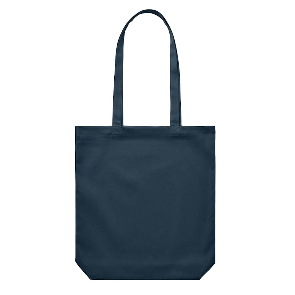 image 1 of MidOcean Rassa Canvas Shopper Bag - Blue - One Size Blue