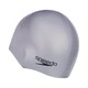 image 2 of Speedo Unisex Adult 3D Silicone Swim Cap - Silver - One Size