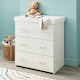 image 3 of Babymore Caro Chest Changer - White Wash