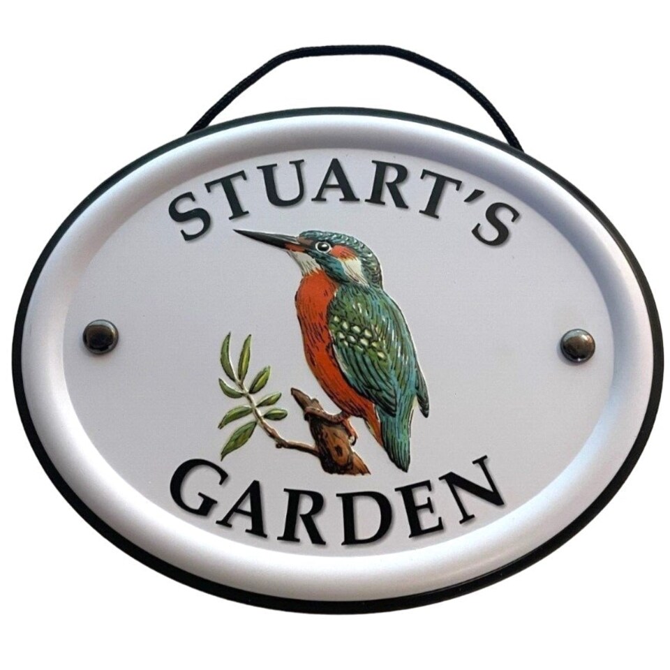 Decorative Bird Garden Sign - Stuart