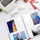 image 7 of ARPAN Large Self-Adhesive Photo Album 36 Sheets 72 Sides Spiral Scrapbook Memory Album Butterfly Design