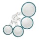 image 4 of Argon Tableware 4pc White Enamel Measuring Cups Set - Green Green | One Size