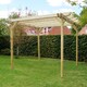 image 2 of Double Garden Pergola - Wood - L180 x W480 x H270 cm - Light Green