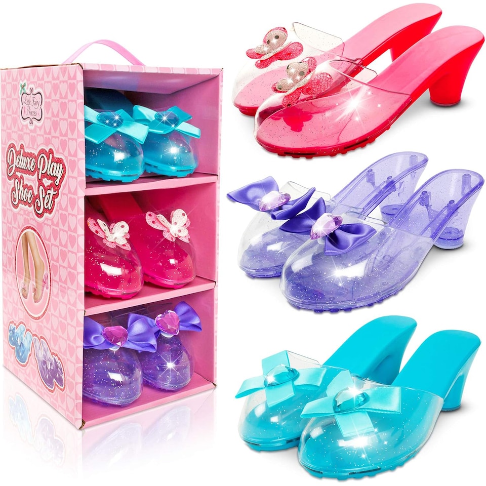 image 1 of Little Fairy Princess Deluxe Play Shoe Set