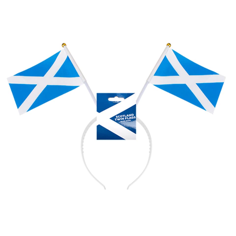 image 1 of Scotland Flag Headband Fancy Dress Accessory