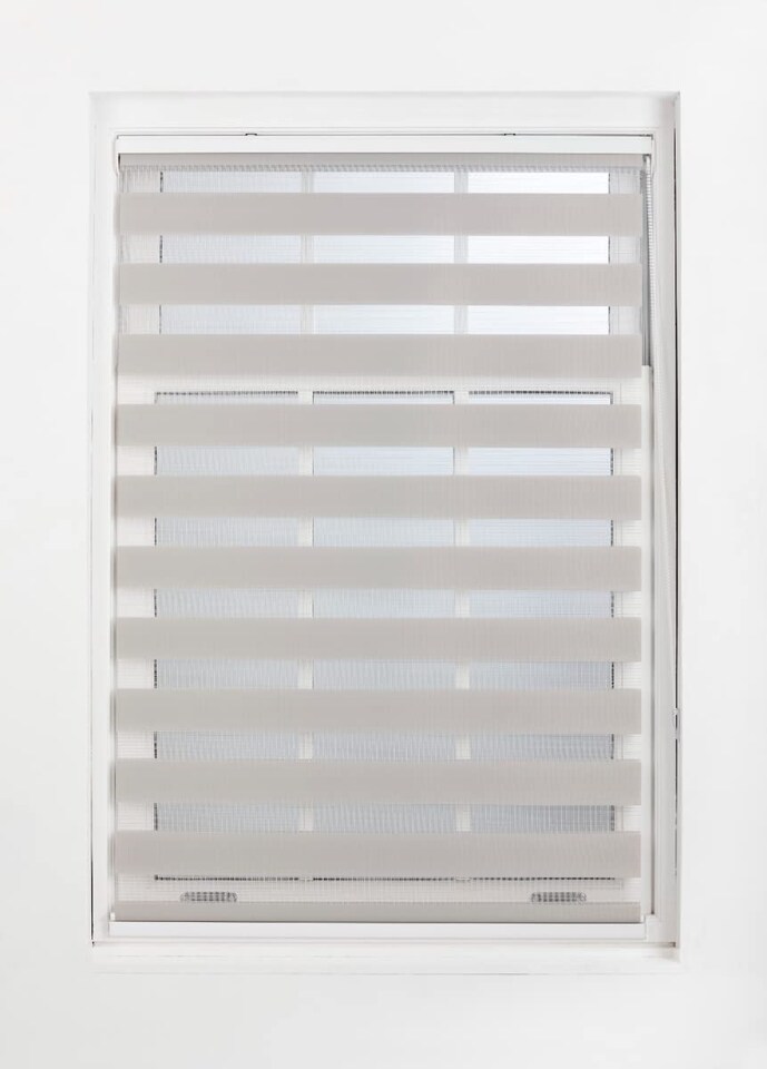 image 1 of Day and Night Zebra Roller Blind 235cm Wide x 165cm Long | Grey | Grey