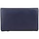 image 2 of Leather Magnetic Flap Inside Pockets Panelled Purse Money Holder | Blue | Navy