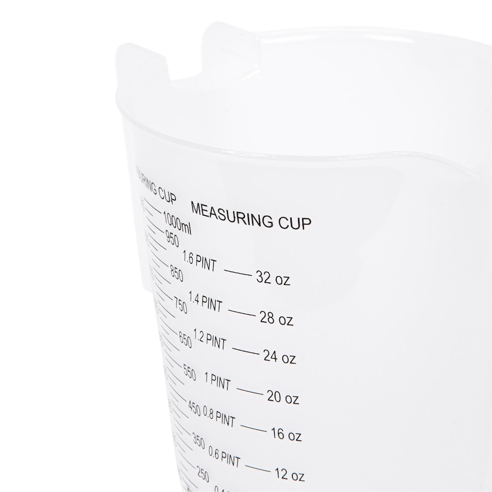 image 1 of Ashley 3pc Plastic Measuring Jug Set - White | White | White