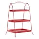 image 3 of Lexa Red Metal Storage Rack Red