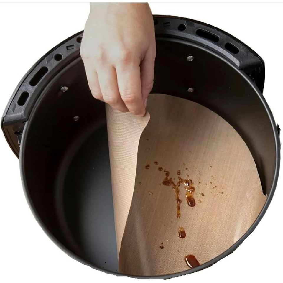 image 1 of Single Sealpack Reusable Air Fryer Liner, Round 24cm