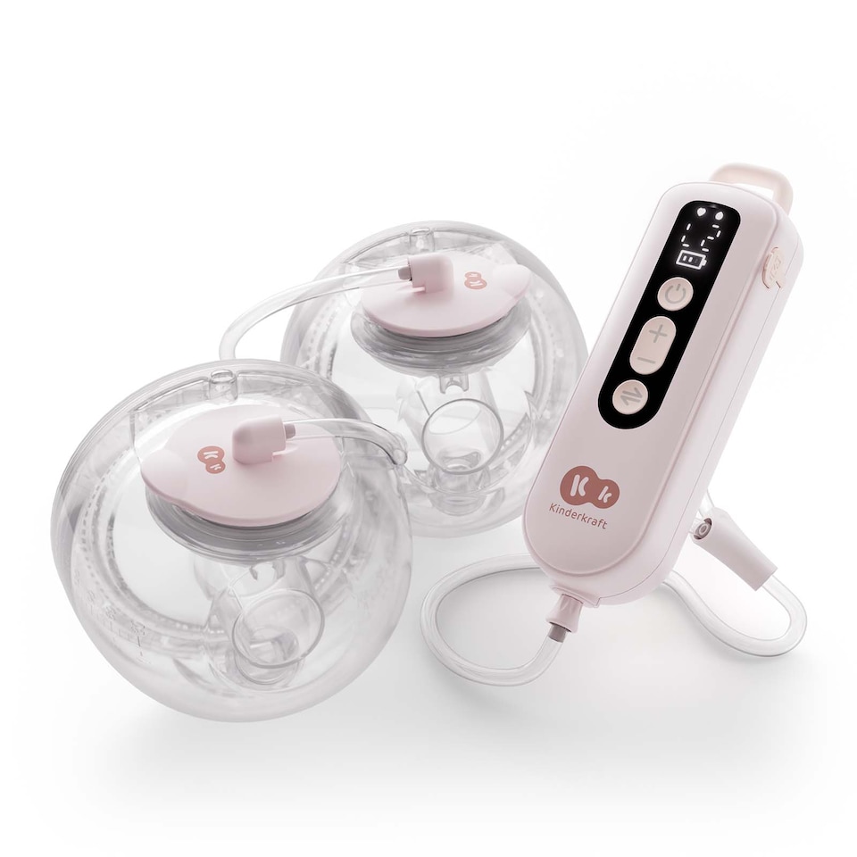 image 1 of Kinderkraft GentleFlow Double Electric Breast Pump 3 Modes 9 Levels 1800 mAh Battery