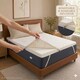 image 5 of 2 inch - 5cm Memory Foam Mattress Topper for Small Double Bed With Removable and Washabel Bamboo Zip Cover and Elastic Strap