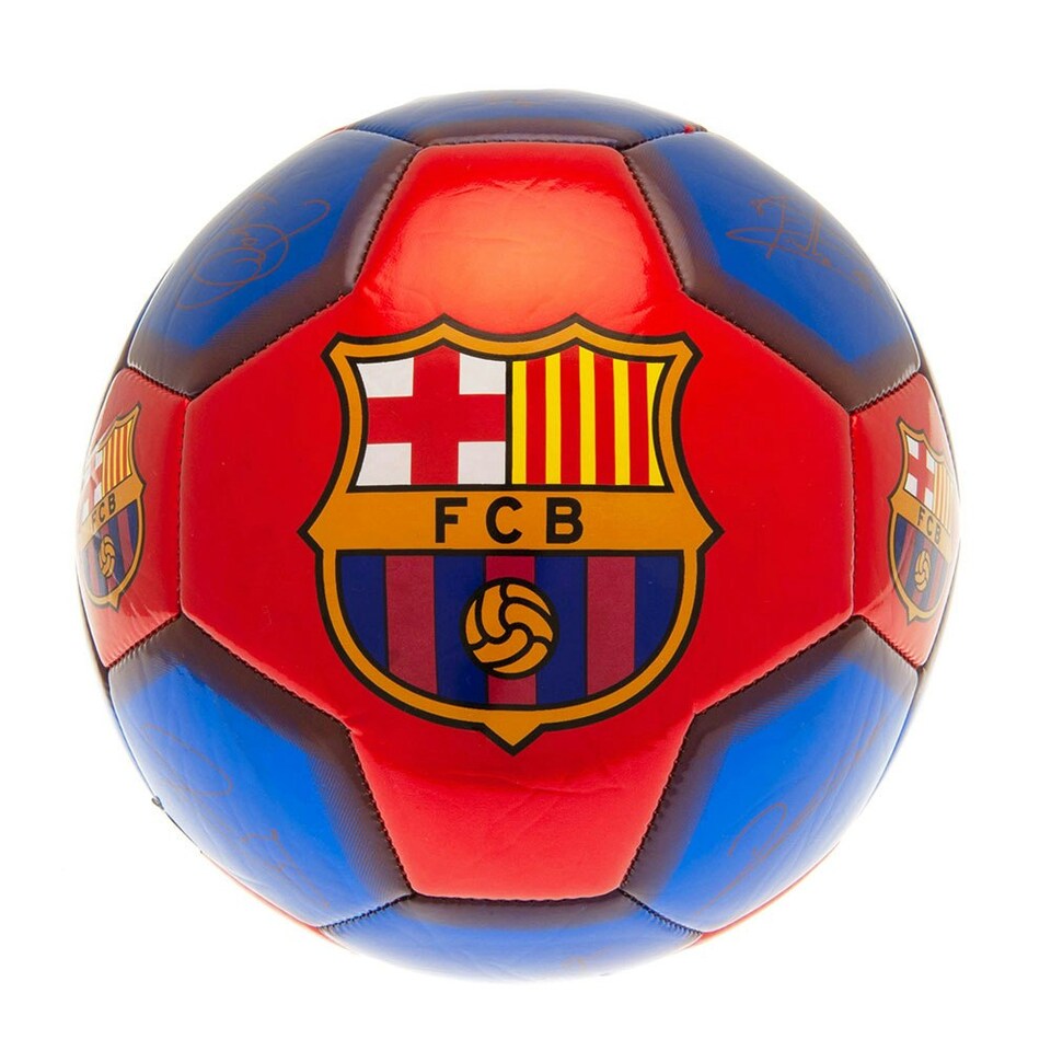 image 1 of FC Barcelona Signature Football - Red/Yellow/Blue - 1