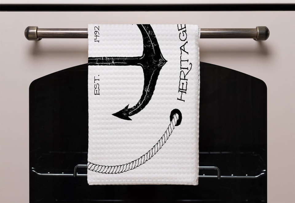image 1 of Nautical Anchor (Kitchen Towel)