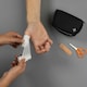 image 2 of XD Collection Recycled Faux Nubuck First Aid Kit - Black - One Size
