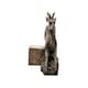 image 2 of Leaping Stag Plant Pot Feet - Set of 3 - L3.5 x W5 x H7 cm Grey