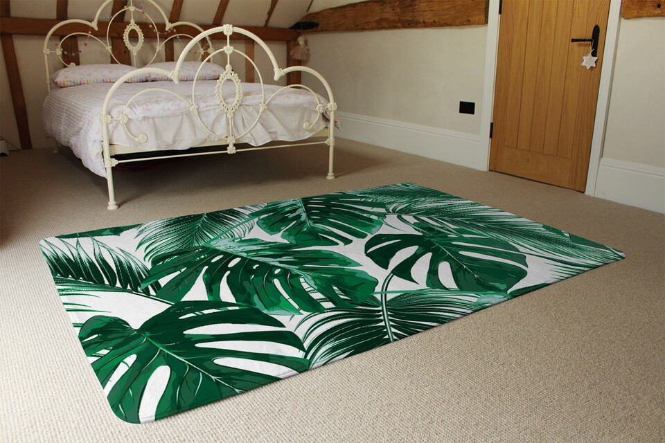 image 1 of Palm Leaves Rug | Multi