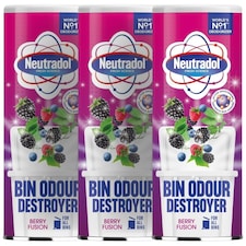 Neutradol Odour Destroyer Dustbin Powder Berry Fusion 350g | Pink | 3 - Pink | 3