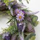 image 3 of Homescapes Artificial Lavender Wreath, 40cm, Purple